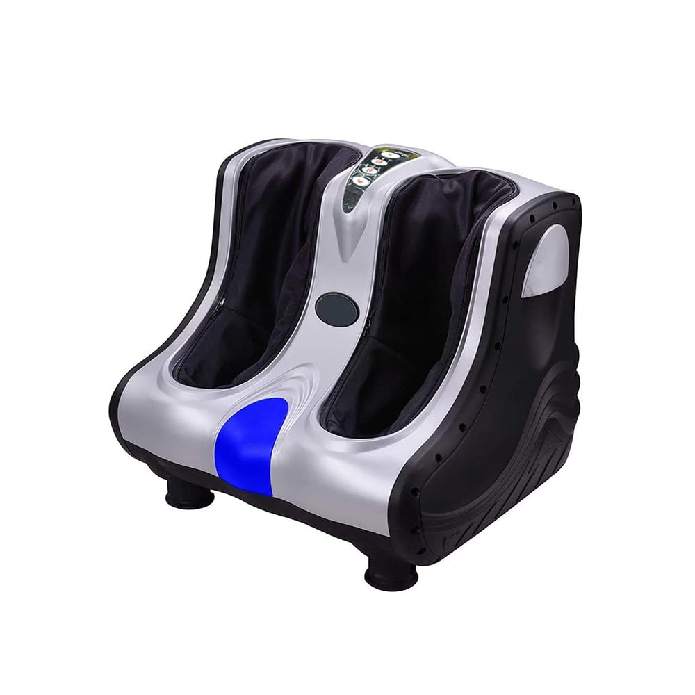 COOLBABY Foot Massager Machine Shiatsu Leg Calf Massager with Heat, Vibration, Kneading, Rolling Heating Personal Health Studio Kneading Tapping Air Compression Pressure Feet Massage for Full Relief