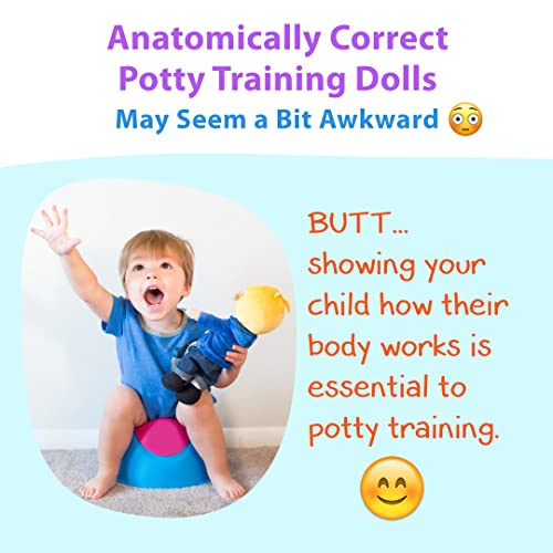 Potty Training with Tot On The Pot, Complete System Includes Parent's Guide, Children's Book, Potty Doll, Toy Potty & Activity Reward Cards, Pediatrician Recommended & Play Based Learning (Andy)