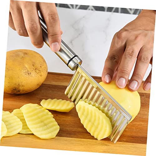 Cortador de papas Hemobllo en acero inoxidable miniatura 3