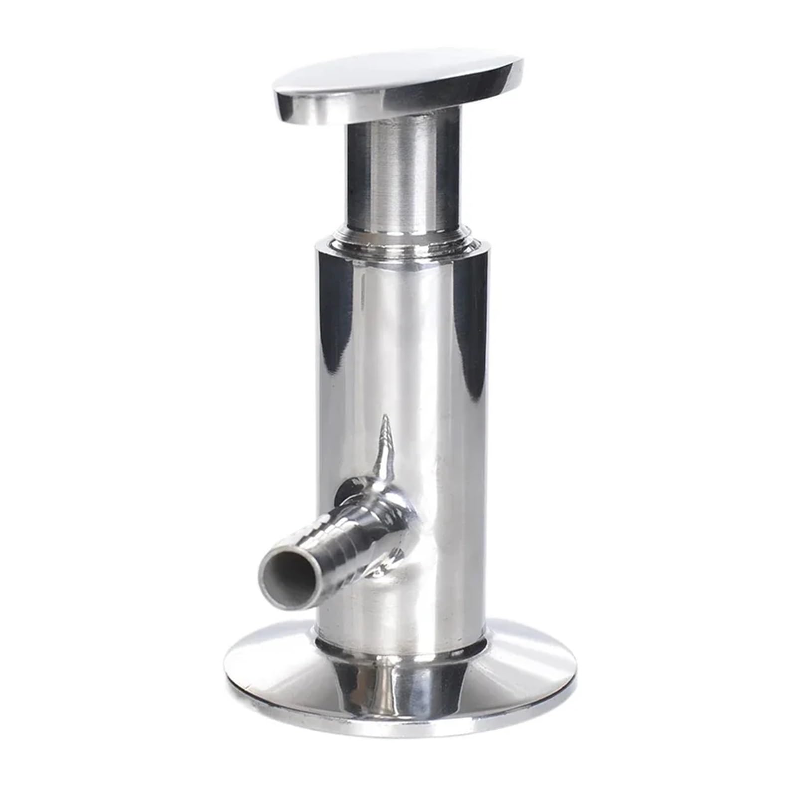 Válvula de muestreo para manguera de 10mm que elimina fugas en conexiones Tri Clamp 1.5