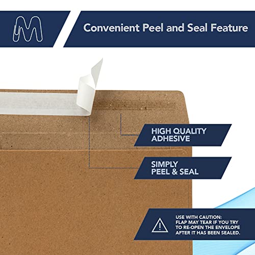 Envelopes de convite MOS A7 – Envelopes Kraft imprimíveis de 120 g/m2 x 17 cm (100 unidades) – 120 g