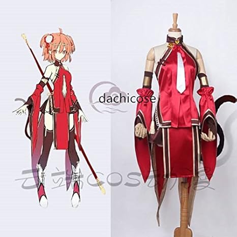 Amazon コスプレ衣装 しっぽ 髪飾り 靴下 Fate Grand Order フェイト グランドオーダー 主人公 ぐだ子 魔術礼装 三英傑礼装 コスプレ 仮装 通販