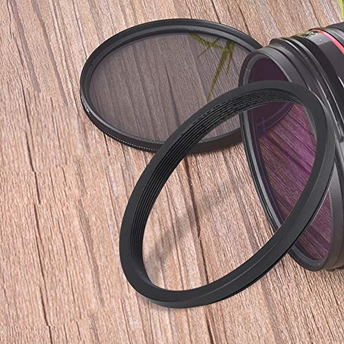 Juego de Adaptadores para Lentes de 8 Piezas en Metal, Anillos de Paso Ascendente de Filtros de 49 a 82 mm para Cámaras DSLR y sin Espejo miniatura 5