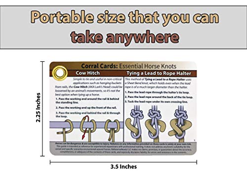 ReferenceReady Horse Knot Cards - Portable Guide to Equine Knots - Thumbnail 6