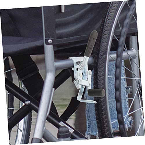ULTECHNOVO 2Pcs Freio De Cadeira De Rodas Elétrico Metal Aço