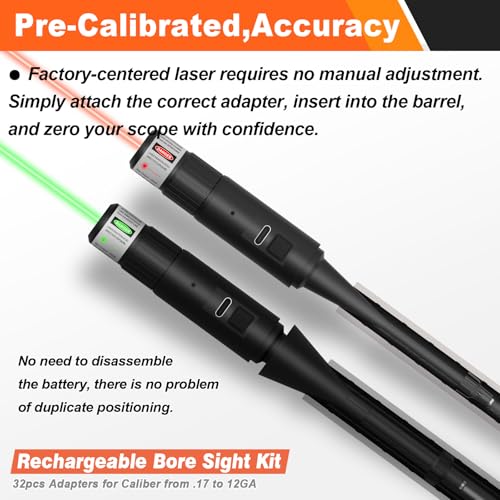 Upgraded Rechargeable Bore Sight Laser