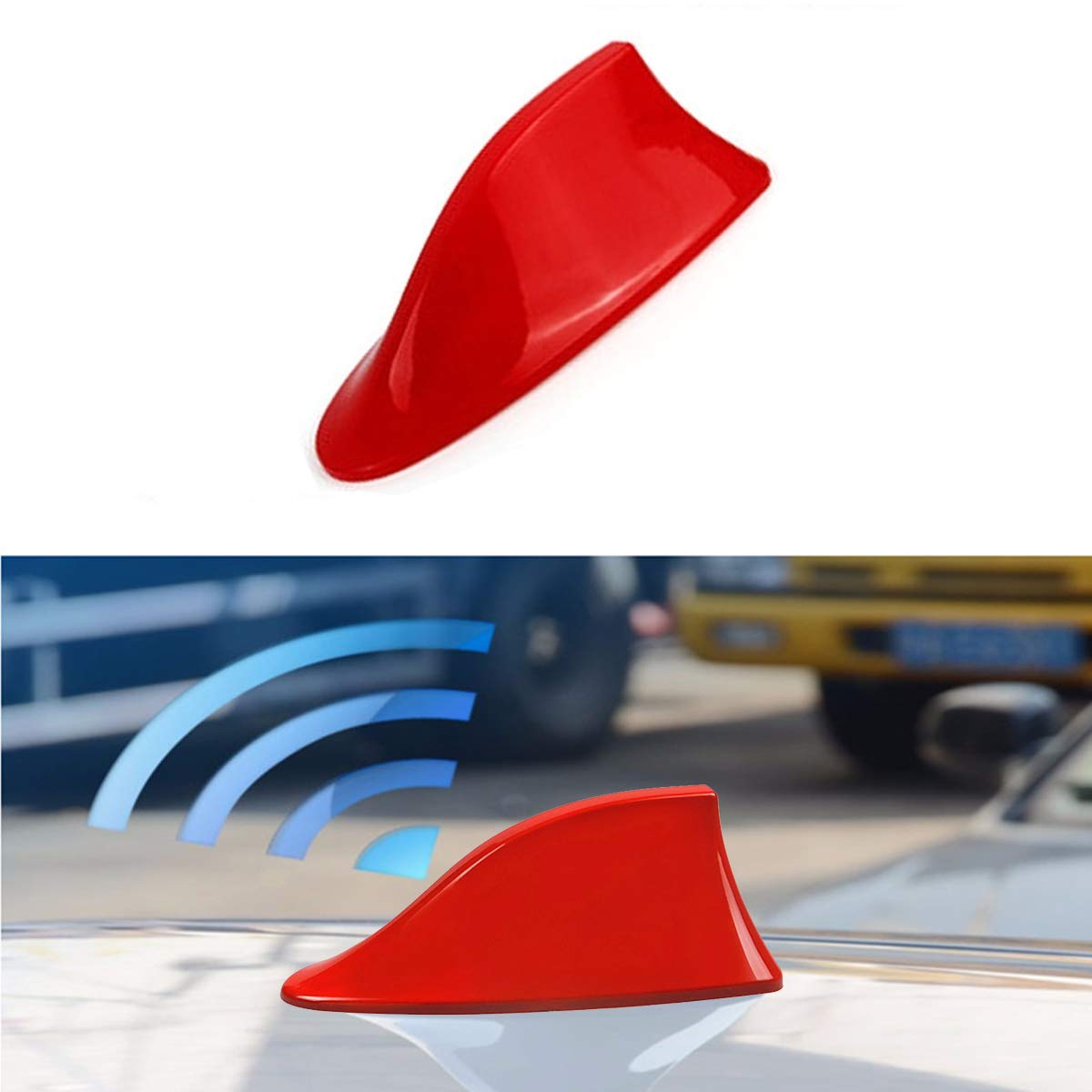 Antenna Auto Pinna Di Squalo Per Hyundai Ix35 2009-2015, Design Aerodinamico, Segnale Stabile E Facile Installazione, Senza Fori