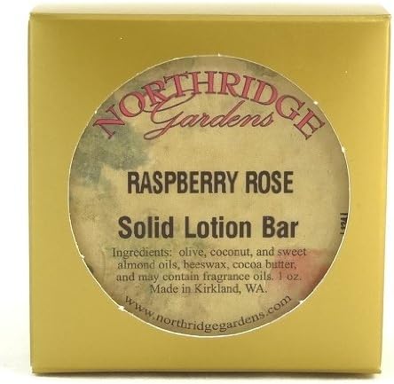 Raspberry Rose Solid Lotion Bar 1 Ounces
