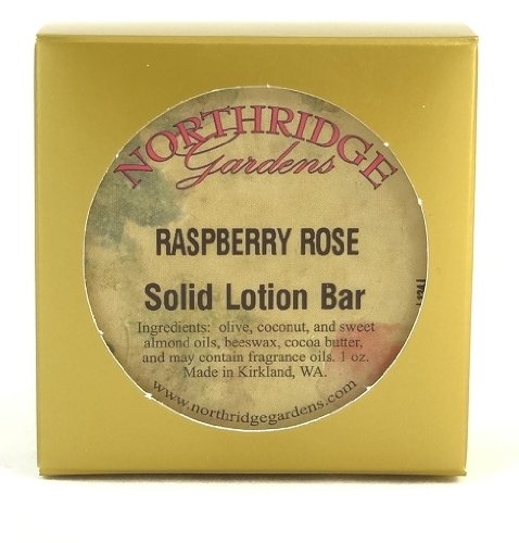 Raspberry Rose Solid Lotion Bar 1 Ounces