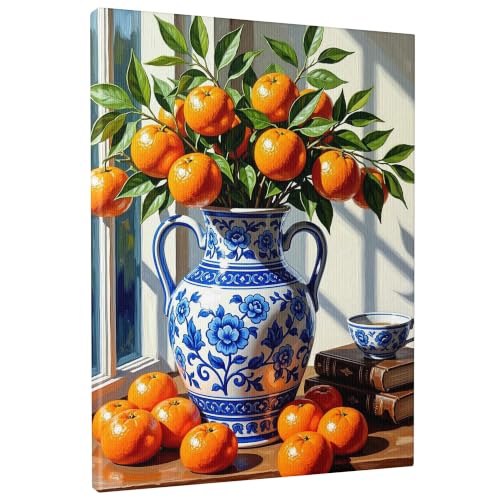 Lienzo decorativo de frutas contemporáneo para colgar en el comedor y salón