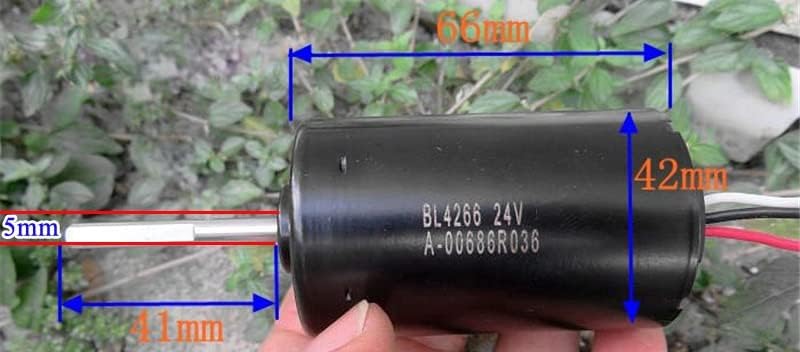 BL4266 Motor Side View with Overall Dimensions