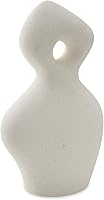 Signature Design by Ashley Arthrow Minimalist Waterproof Ceramic Abstract Sculpture - White Modern Decor Statue