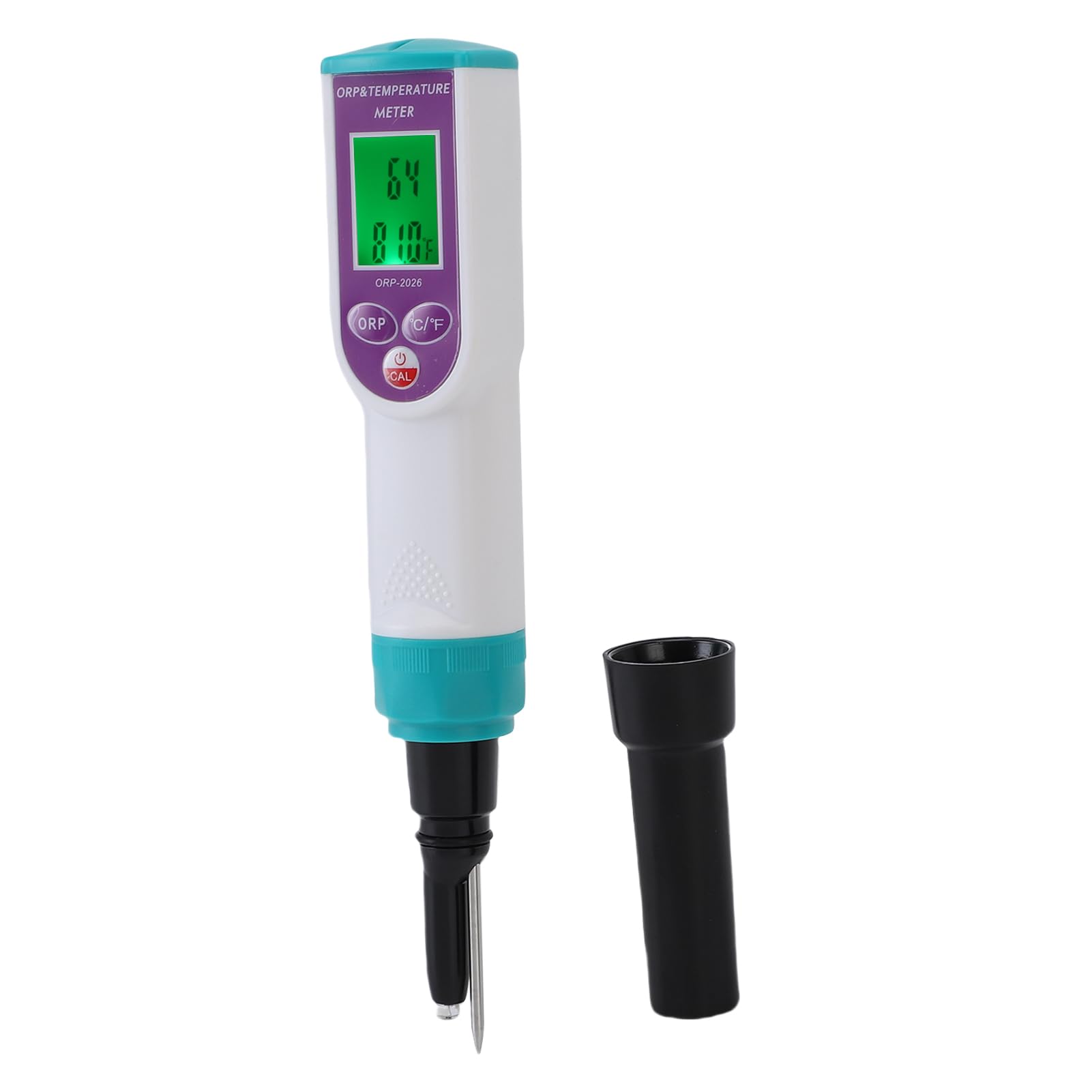 Pssopp Tester Temperatury Gleby ORP 2 w 1 Kompaktowa Konstrukcja Czuła Elektroda o Wysokiej Dokładności do Szklarni Ogrodowych z ORP -999 do 999 MV Temperatura 0 50°C