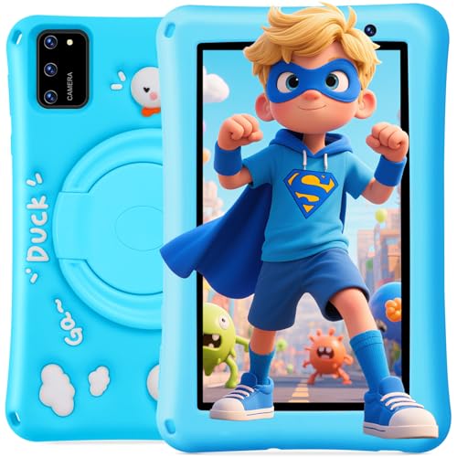 BISAIKASOW Tablette Enfants 7 Pouces, Tablette Android 13, Octa-Core, 8Go+64Go, Batterie 5800mAh,...