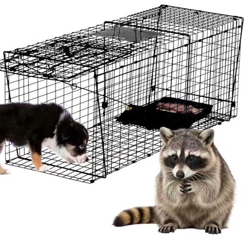 Evorzonha 37' Live Raccoon Trap Cage Heavy Duty,Humane Live...