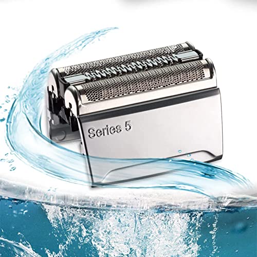 Electric Shaver Replacement Head for Braun Series 52S Razor Head Cutter Compatible with Series 5 Shavers 5020s, 5030, 5030s, 5040, 5040s, 5050, etc Shaver Foil Cassette Head Replacement Part