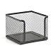 Aojia Mesh Collection Mesh Square Note Paper Desktop Accessory, Black Ly-9127a
