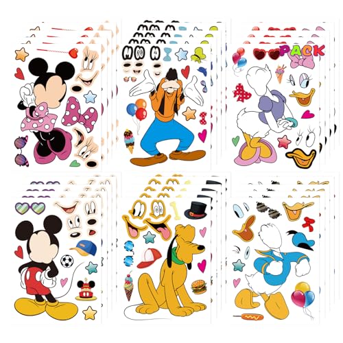 Image of 30 Sheets Cute Mouse Stickers, Mouse Themed Stickers for Scrapbooking, Teacher Rewards Prizes, Birthday Party Favors Supplies