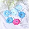FUNOMOCYA 50 PCS 6cm Handmade Mini Sunflower Daisy Artificial Silk Flowers for DIY Crafts Home Decoration Party Supplies and Floral Arrangements Random Color #4