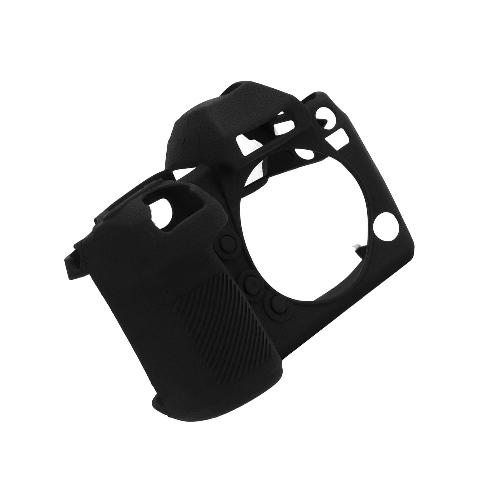 Funda Protectora para cámara Funda de Silicona Textura Litchi Negro Ligero Flexible A Prueba de arañazos Protector de la Piel del Cuerpo Accesorio para Equipo de fotografía para