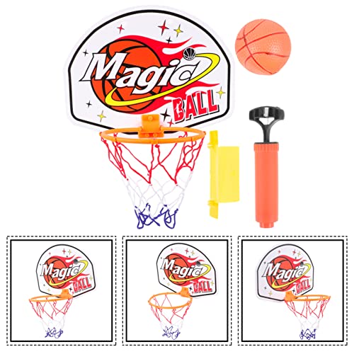 Toyvian Conjunto De Mini Cesta De Basquete Interna Para Porta De Crianças Cestas De Basquete Objetiv