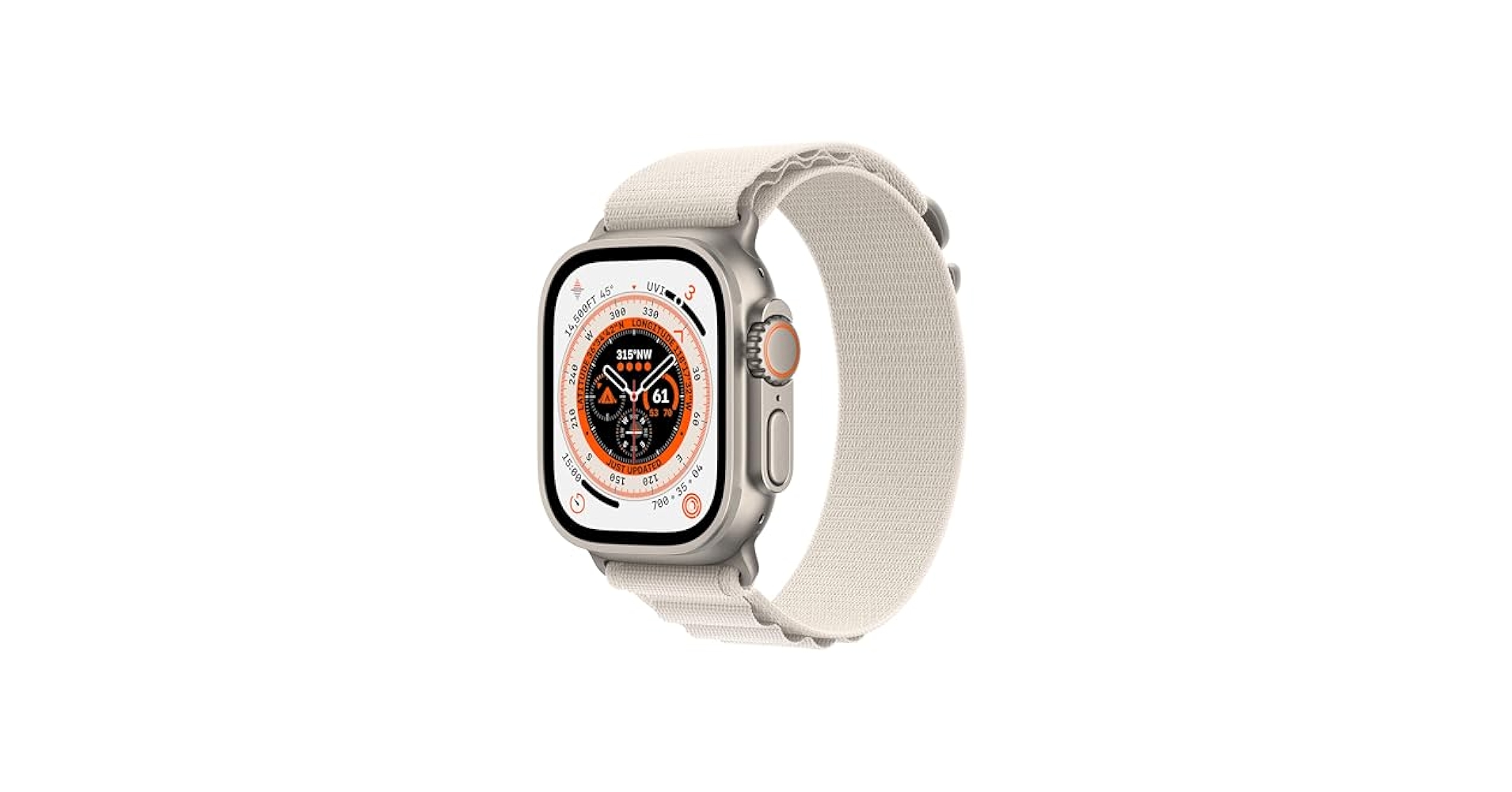 Apple Watch - Apple Watch Ultra スターライトアルパインループ S Amazon.com: Apple Watch Ultra [GPS + Cellular 49mm] Titanium