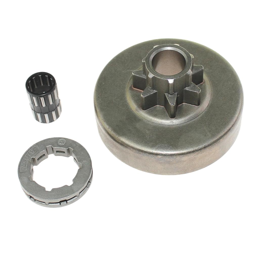 Clutch Drum Sprocket Rim with Needle Cage for Chainsaw Models 038, 038AV, MS380, MS381, MS381N, 1119, 0007, 1003, 9512, 933, 3150