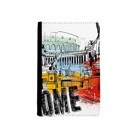 Sac de voyage Roma Italia avec porte-cartes et boîte à documents pour passeport romain