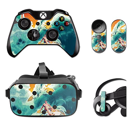 MightySkins Skin Compatible with Oculus Rift CV1 – Acid Surf | Protective, Durable, and Unique Vinyl Decal wrap Cover | Easy to Apply, Remove, and Change Styles | Made in The USA