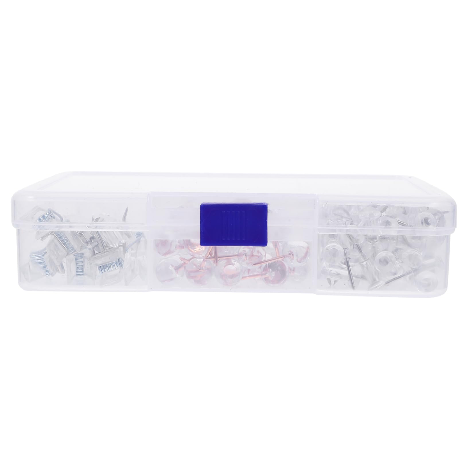 Angoily 4 Boîtes Punaises Multi Fonctionnelles pour Tableau Liège Épingles Décoratives Pratiques pour Affichage de Photos et Cartes Accessoire de Faciles à Utiliser et Résistantes