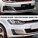 JESYMBX for VW for Volkswagen for Golf MK7 GTI 2015-2017 Front Bumper Lip Lower Spoiler Air Deflector Trim 5GG8059039B9