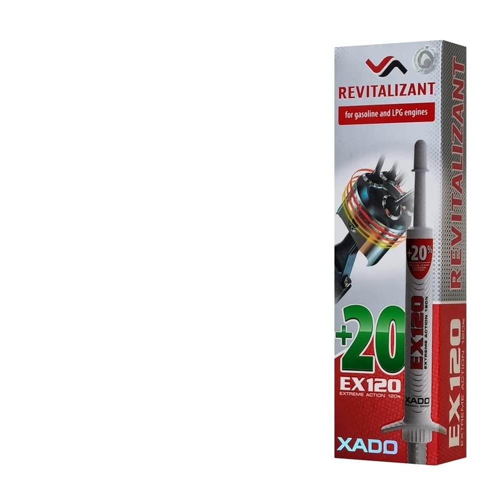 XADO EX120 Set de protección contra el desgaste del motor con aditivo Revitalizant (Gasolina y GLP, 6 unidades)