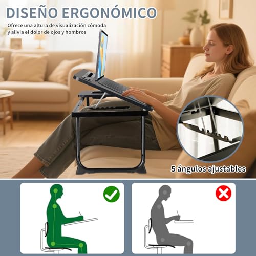 El Mejor Listado de Mesa para laptop cama los mejores 5. 2 Imagen adicional