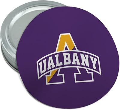 University at Albany Primary Logo Round Rubber Non-Slip Jar Gripper Lid Opener