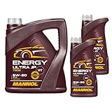 6 Liter Original MANNOL Motoröl Energy Ultra JP 5W-20 API SN Engine Oil Öl