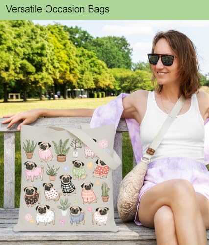 Image of Aesthetic Tote Bag for Women Girls, Stylish Tote Bag for Friends Besties Coworker