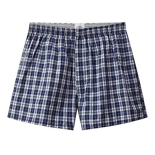 Generisch Albornoz Hombre Microfibra Ligero con Patrón de Cuadros Holgado Talla Grande Cuatro Estaciones Transpirable Pijama Hombre Pantalones Cortos Pijama Köhler, gris, XL