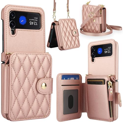Protection Samsung Z Flip 3 5G porte-carte RFID et dragonne homme