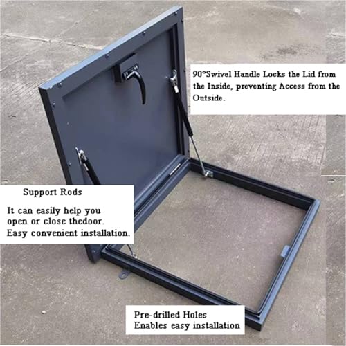 Placa de cubierta duradera con asa para reformas seguras en techos 6