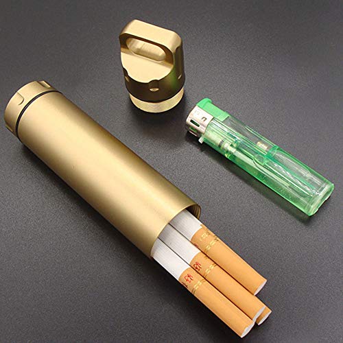 Preisvergleich Produktbild SXFYGYQ Zigarettenetui im Freien tragbare große Kapazität Licht staubdicht wasserdichte Lagerung multifunktionale Zigarettenetui,A