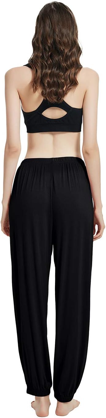 Modal Pajama Pants for Women Lounge Pants with Pockets Stretch Loose Yoga Pants Comfy Nightwear Sleepwear Pj Bottoms - Image 6