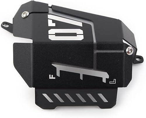 GZYF CNCN - Protector de tanque de depósito de refrigerante de agua anodizado de aluminio para Yamaha FZ-07 MT-07 2014-2018, titanio