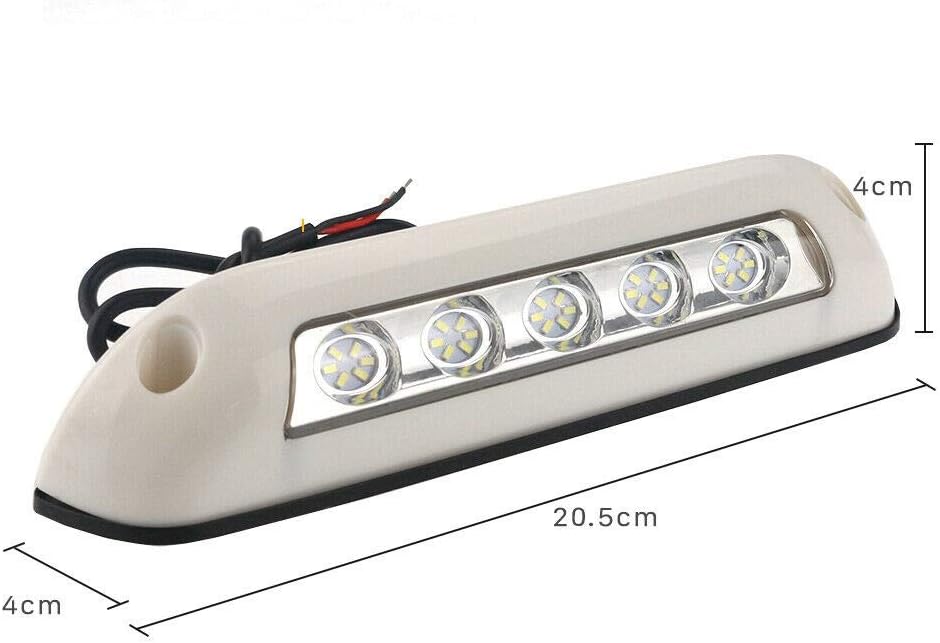 12V LED Awning Porch Light Waterproof Motorhome Caravan Wall Lamps Door Light Bar RV Van Camper