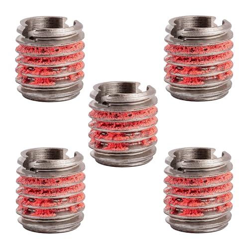 Image of E-Z Lok Externally Threaded Insert, 303 Stainless Steel, 7 /16 inch-14 Internal Threads, 5 /8 inch-11 External Threads, 0.656 inch Length, Made in US (Pack of 5)