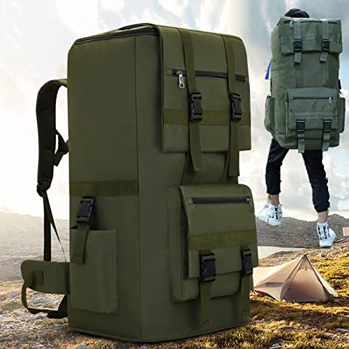 Plecak turystyczny 120L Męska torba turystyczna Plecak kempingowy Duży odkryty Wspinaczka Trekking Podróże Taktyczne torby Torba bagażowa Wojskowy ramię (kolor: CP)
