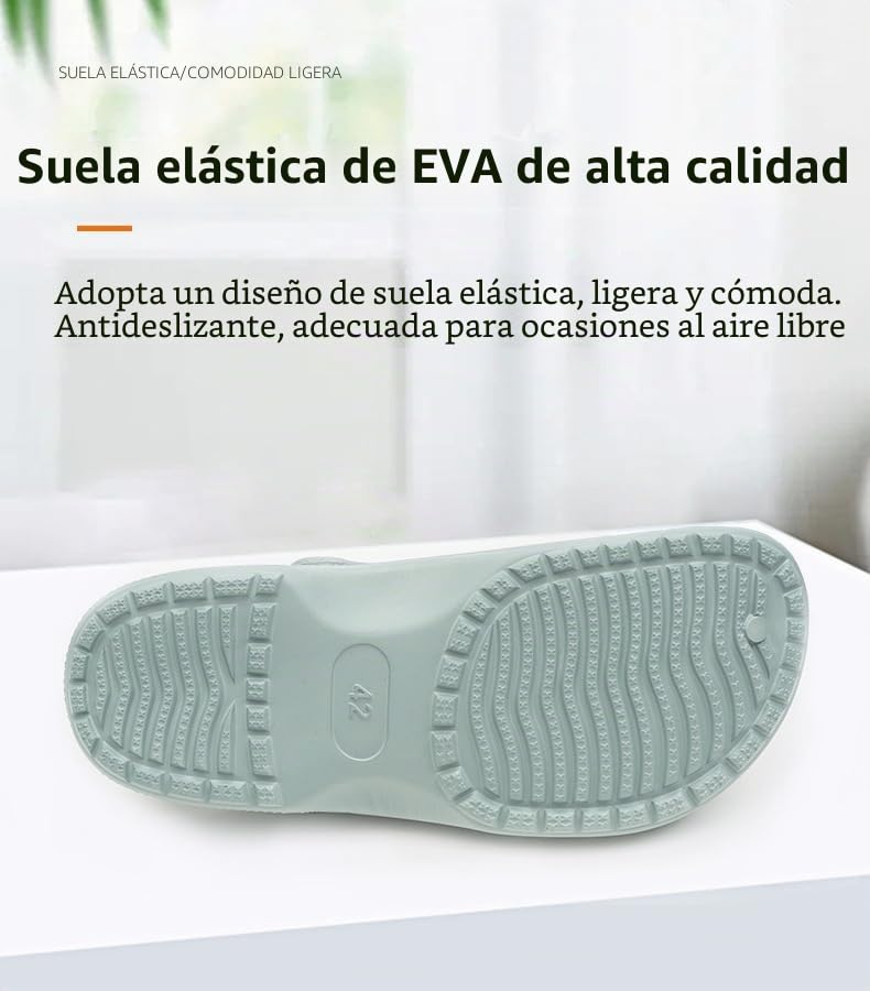 Zuecos de jardín para hombre y mujer, sandalias de malla transpirable Lakeland Active Mule unisex, zuecos clásicos, antideslizantes, pantuflas de verano para exteriores