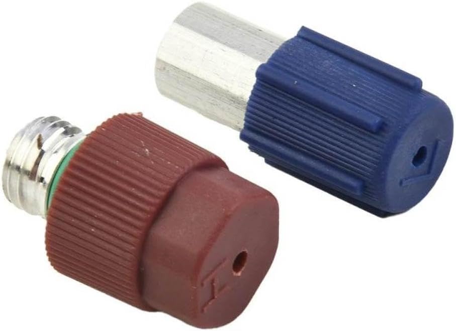 2pcs R134a Air Conditioning HD ND Connections Car Air Conditioner Adapter Compatible with Seat ND 357820795J 357820795H
