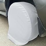 【Large application】Convient pour des diamètres de 68,6 à 73,7 cm, cette housse de pneu est compatible avec divers véhicules, y compris les camping-cars, camions, voitures, coffres, remorques et roues de camping-car. Il offre une utilisation et un ajustement parfait pour différents modèles.