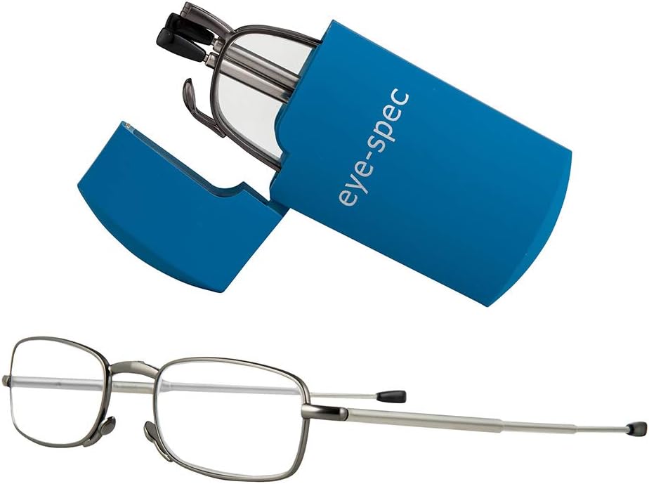 Folding Reading Glasses with Compact Travel Case | Modern Fold Up Readers Designed for Men and Women