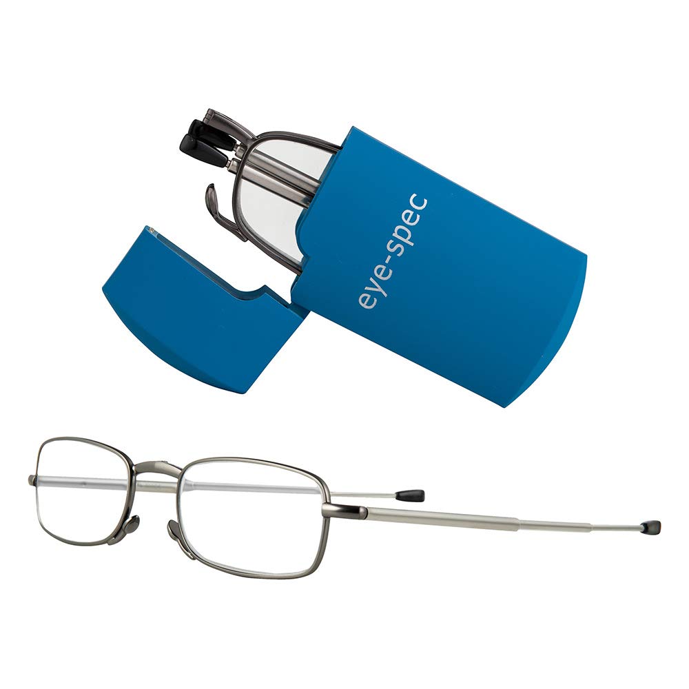Folding Reading Glasses with Compact Travel Case | Modern Fold Up Readers Designed for Men and Women